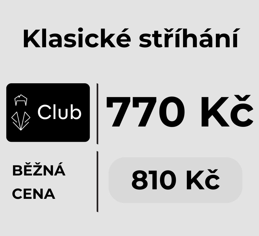 PRAHA - KLASICKÉ STŘÍHÁNÍ